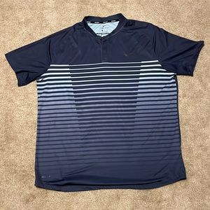 Nike Tiger Woods Collarless Golf Polo